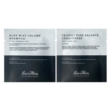 Less Is More Shampoo & Conditioner Discovery Set